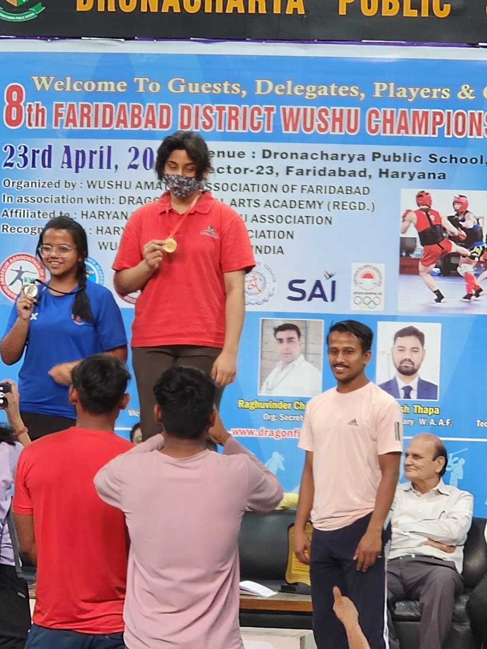 Congratulations Shabdika - 8th Faridabad District Wushu Championship 2023