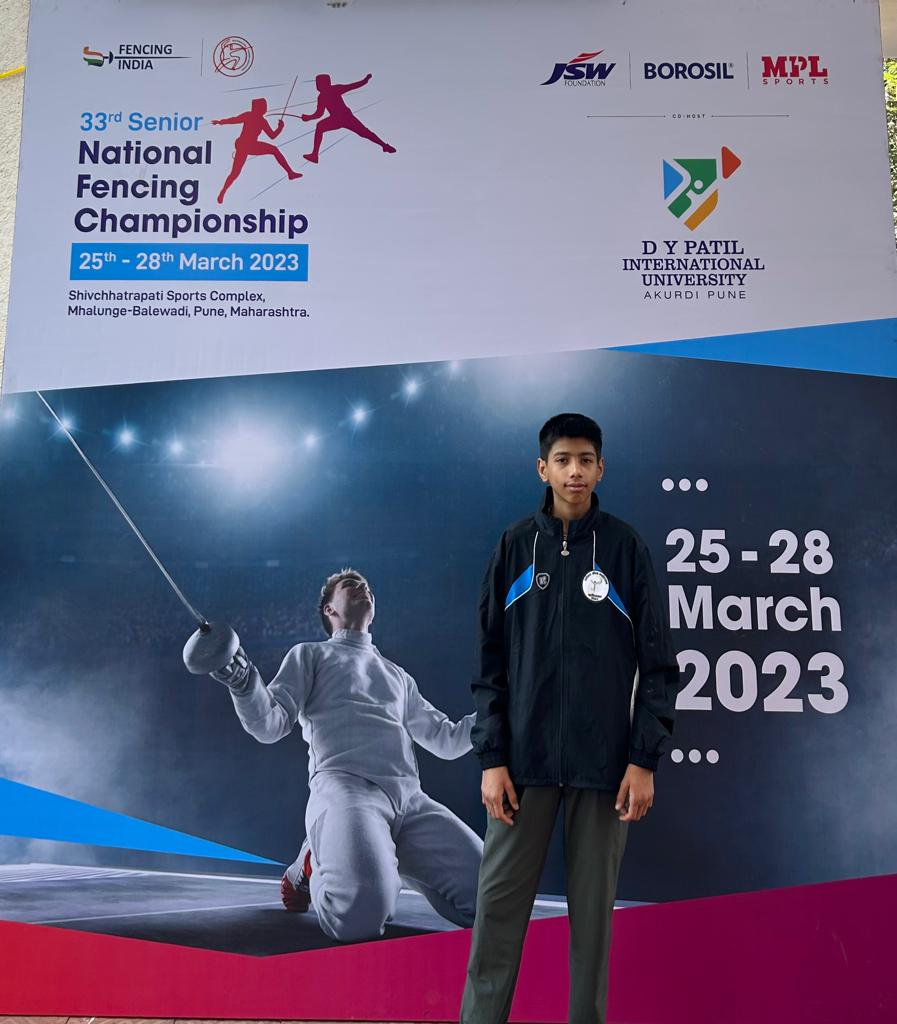 Congratulations to Hitejas - Fencing