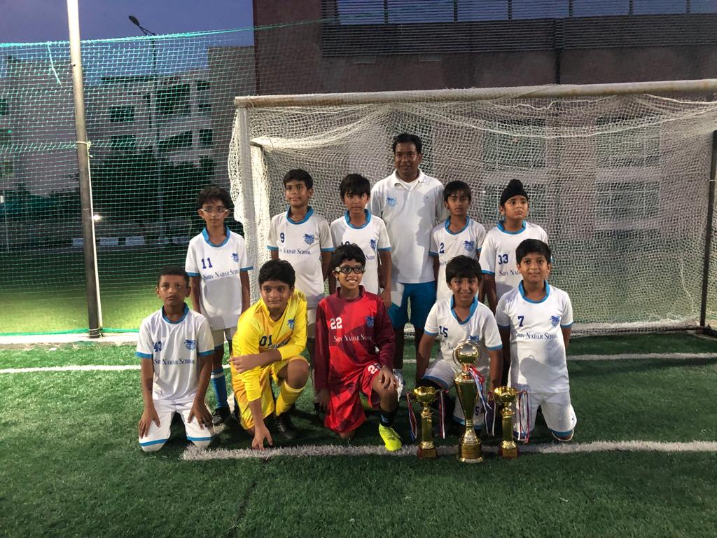 SNS Faridabad Shines as U-11 Football Tournament Runner-Up