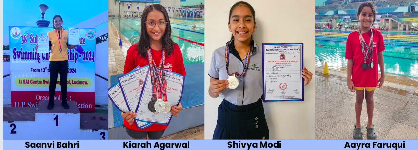 Swimmers Shine at the Delhi State Swimming Championships