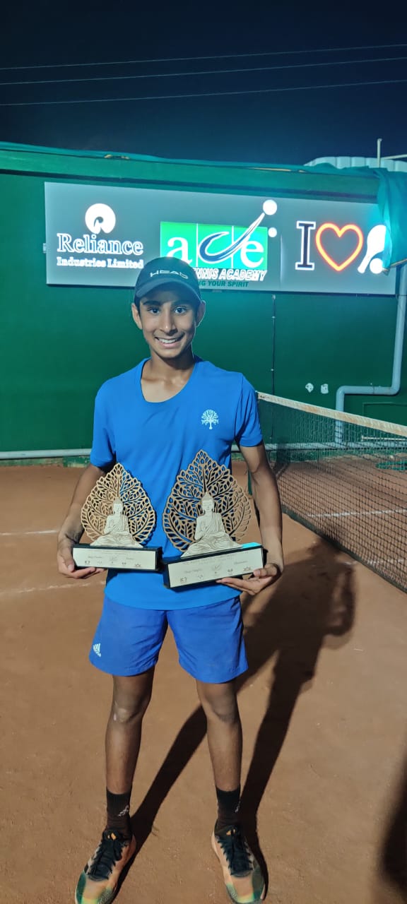 Remarkable Victory for Tavish at Prestigious Asians Category 1 Tennis Tournament in Ahmedabad!