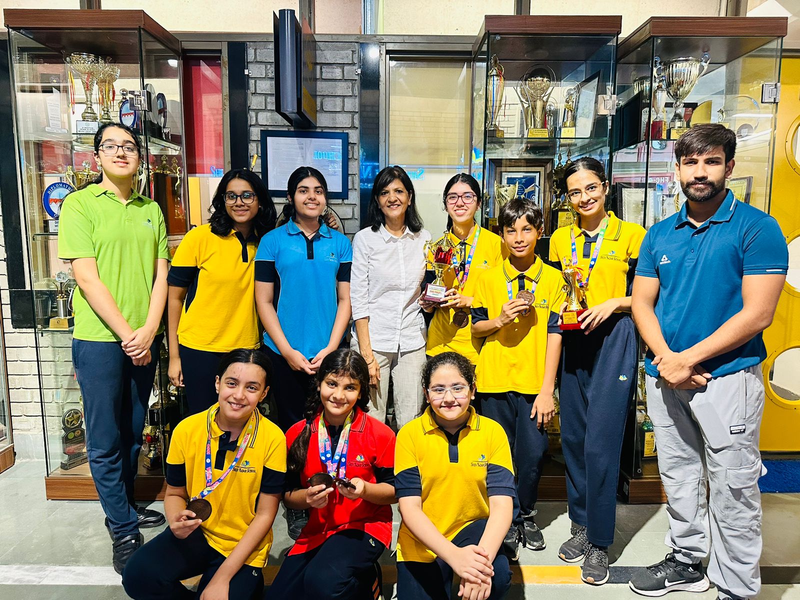 Shiv Nadar School Faridabad Fencers Shine at ISSO National Games 2024-25