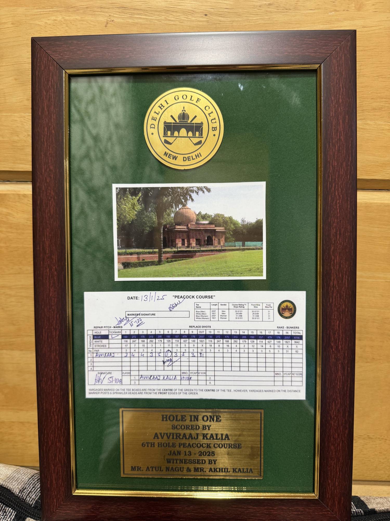 Avviraaj Kalia’s Hole-in-One Triumph at Delhi Golf Club