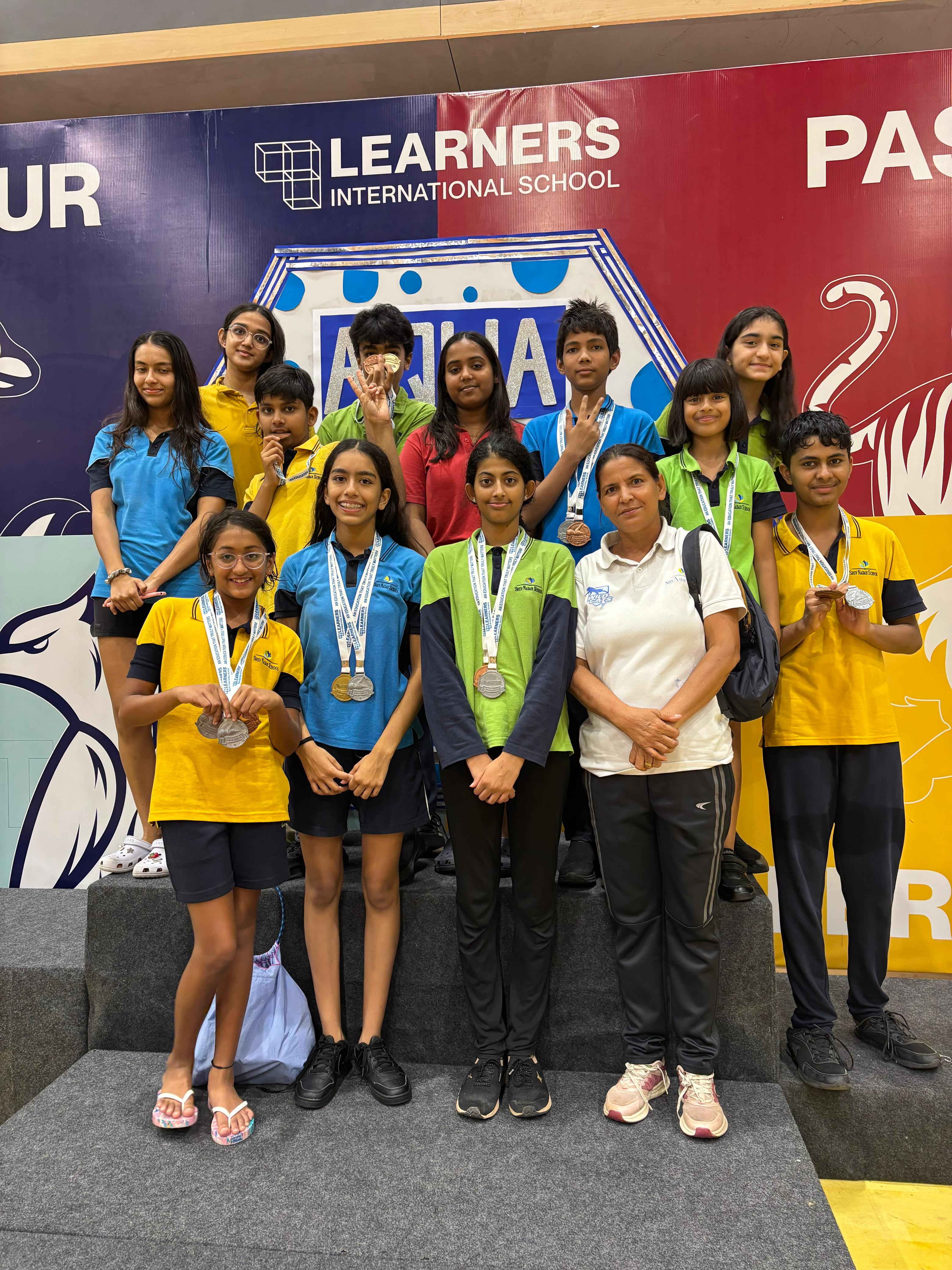 Swimming team of Middle and Senior School 
